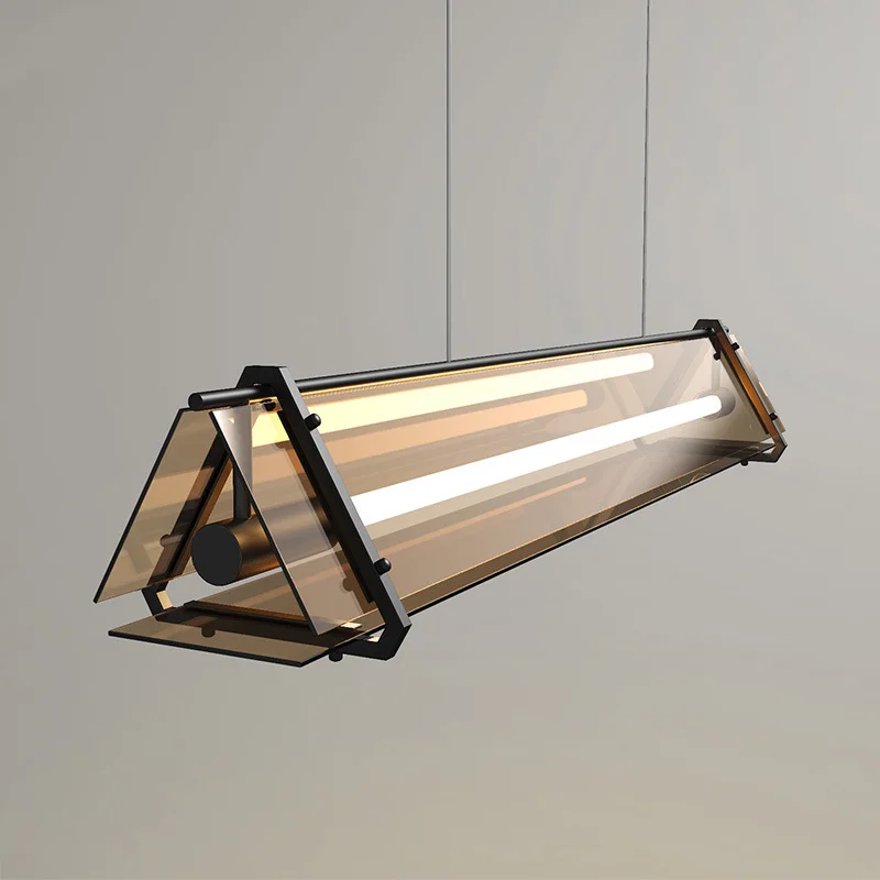 

Art Led Chandelier Pendant Lamp Light Room Decor Nordic Glass Retro Loft Restaurant Table Coffee Shop Bar Hanging Fixtures