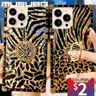 Роскошный блестящий чехол MUSUBO для IPhone 13 Pro Max 12 11 XR Xs Max 8 7 Plus X, противоударный мягкий чехол с подставкой, чехлы