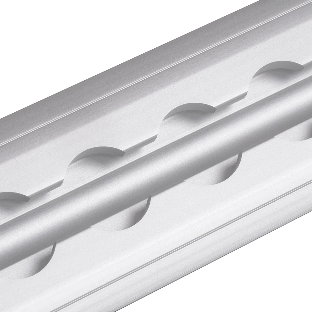 Универсальный анкерный трек 50 см круглые алюминиевые полукруглые рельсы для