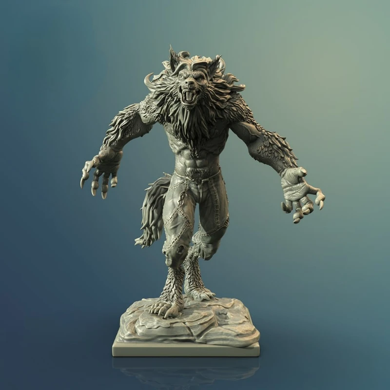 

Фигурки неокрашенные из смолы Fury of Werewolf, масштаб 1/24, миниатюры, собранная модель в сборе, Диора, фигурки, хобби, игрушки