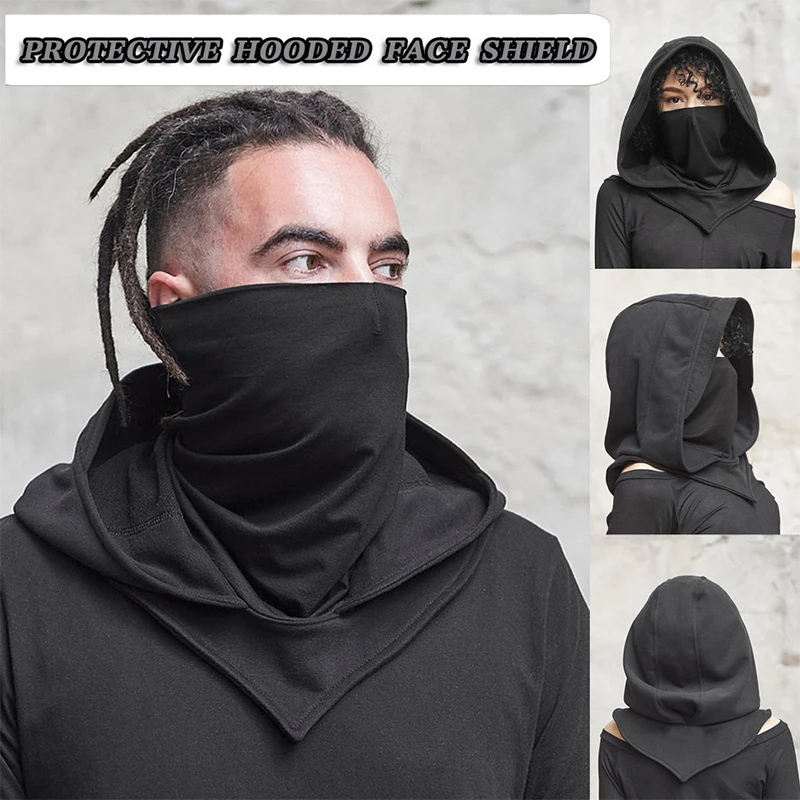 

Medieval Hood Cloak Unisex Halloween Cosplay Costume Renaissance Medieval Mask Hat Vampire Cloak Assassin Gothic Accessories