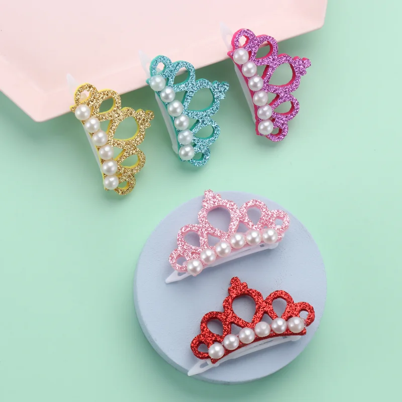 Шпилька из искусственного жемчуга в форме короны для маленьких собак и кошек