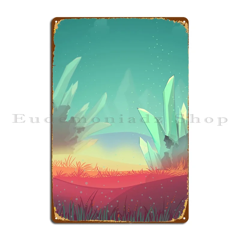 

View From Another Planet Metal Sign Garage Party Customized Garage Wall Decor Tin Sign Poster