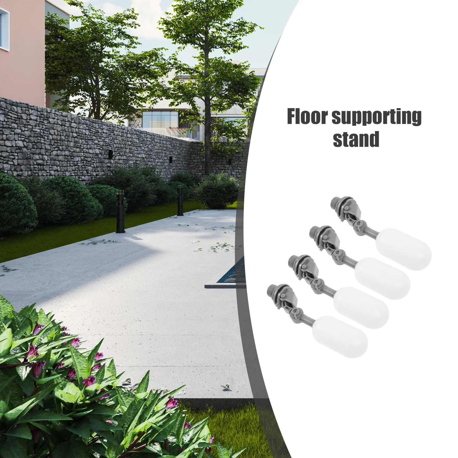 Поддержка функции воды фонтан напольный держатель мраморная плитка сцена