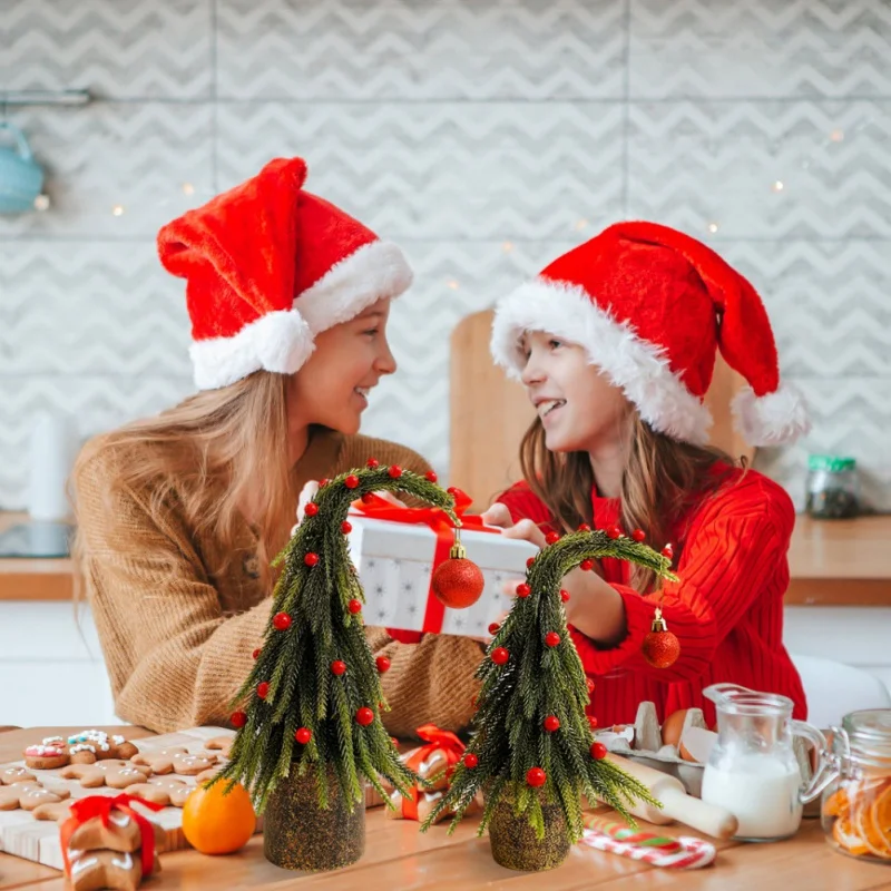 Рождественское украшение из полиэтилена имитация кривой шеи дерево подвесной