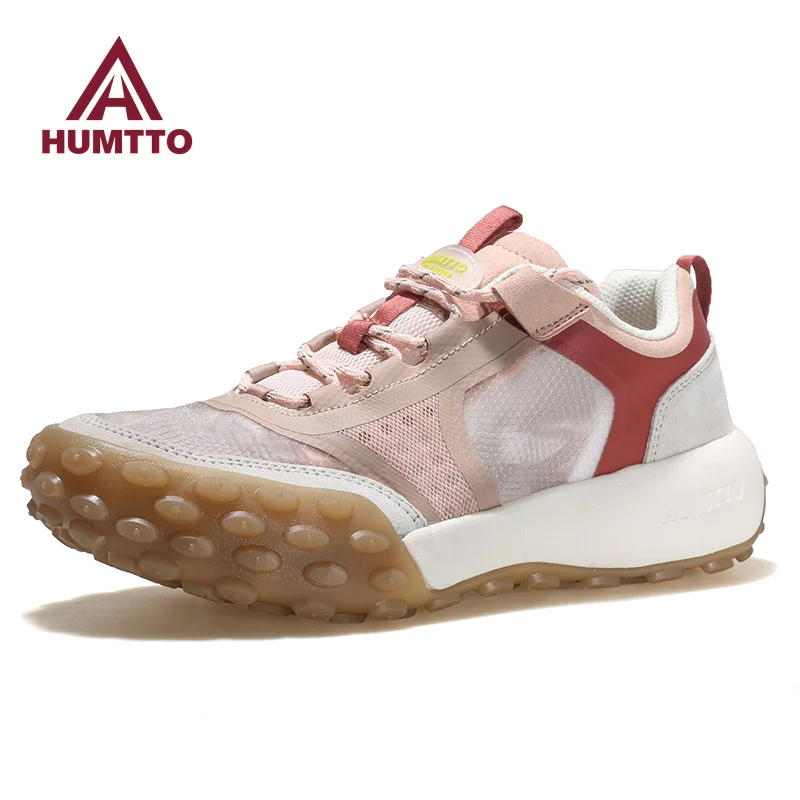 HUMTTO Breathable Running Shoes Brand Trail Sneakers for Women 2022 Sport Luxury Designer Jogging Shoes Woman Casual Trainers