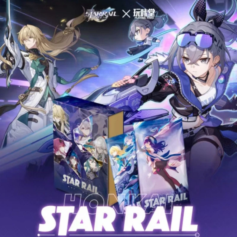 

Игра Honkai Star Rail из аниме «Окружающая редкая прямоугольная» Толстая карточка коллекционная карточка коробка для мальчиков и девочек Игрушка Подарочная коллекционная карточка