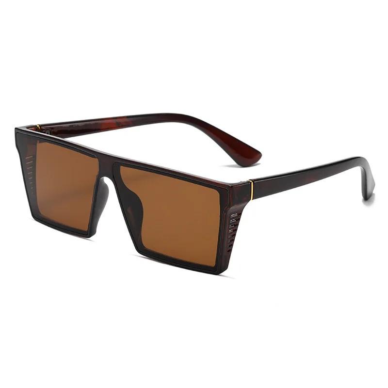 

new in square sunglasses women men 2022 luxury brand designer high quality oversized goggles retro steampunk oculos de sol uv400