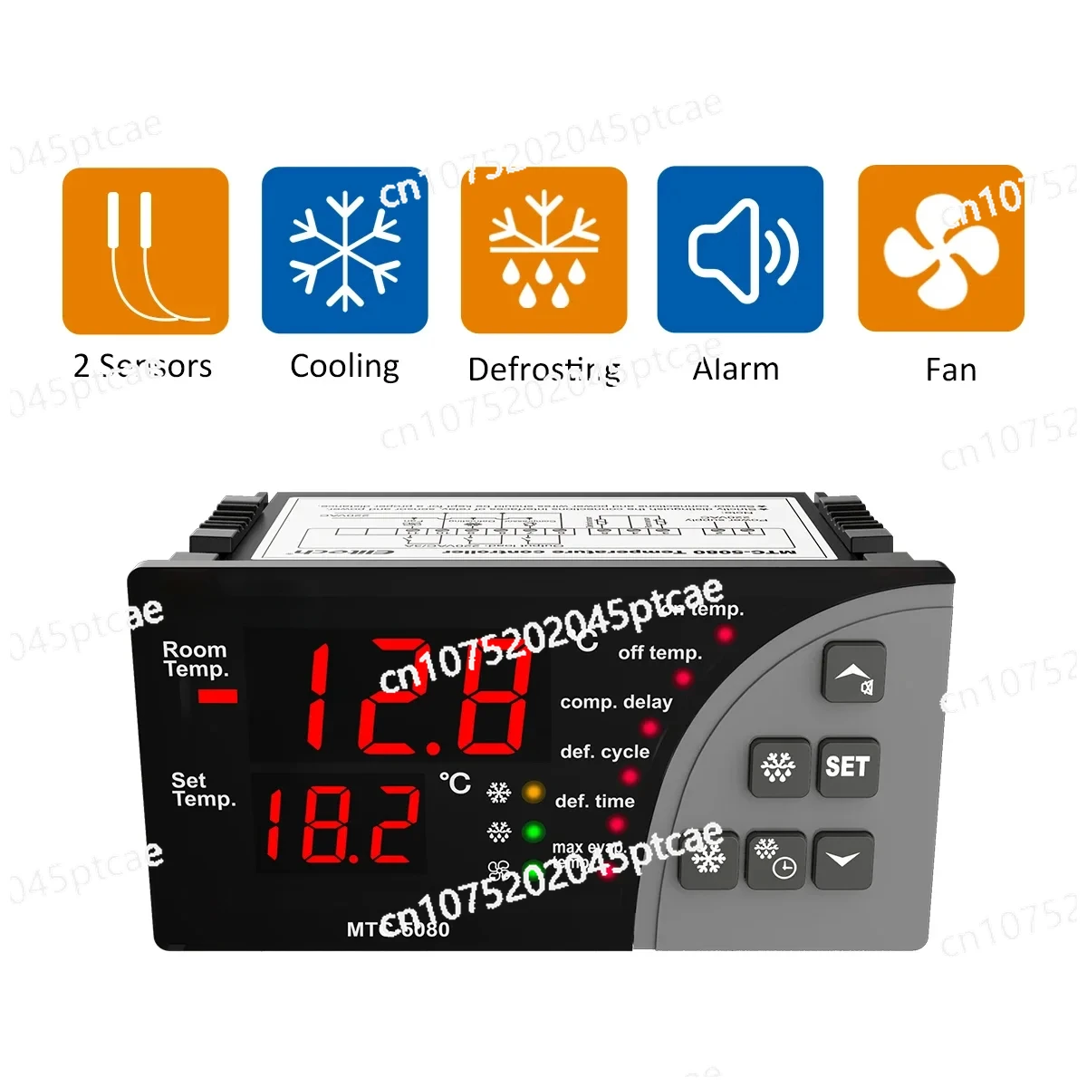 MTC-5080 цифровой регулятор температуры универсальный термостат охлаждающий