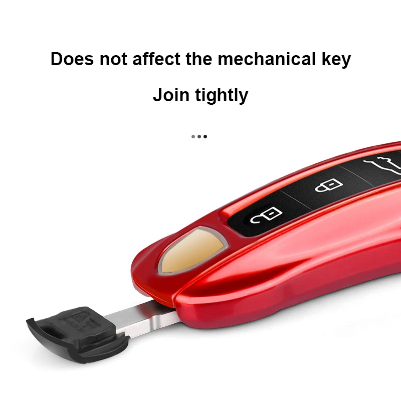 Однотонный чехол для автомобильных ключей из АБС-пластика аксессуары Porsche Panamera