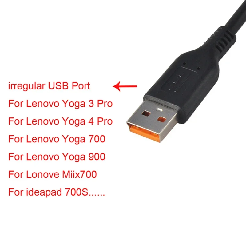Фото 1 шт. USB-кабель, адаптер питания переменного тока, зарядное устройство, шнур для зарядки для Lenovo Yoga3 Pro Yoga 3 Pro Yoga 4 Pro Yoga 700 900 miix 700 №4