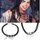 Периферийное ожерелье Baji Keisuke из натуральной кожи с изображением аниме Токийский рептиз модное холодное мужское и женское ювелирное изделие