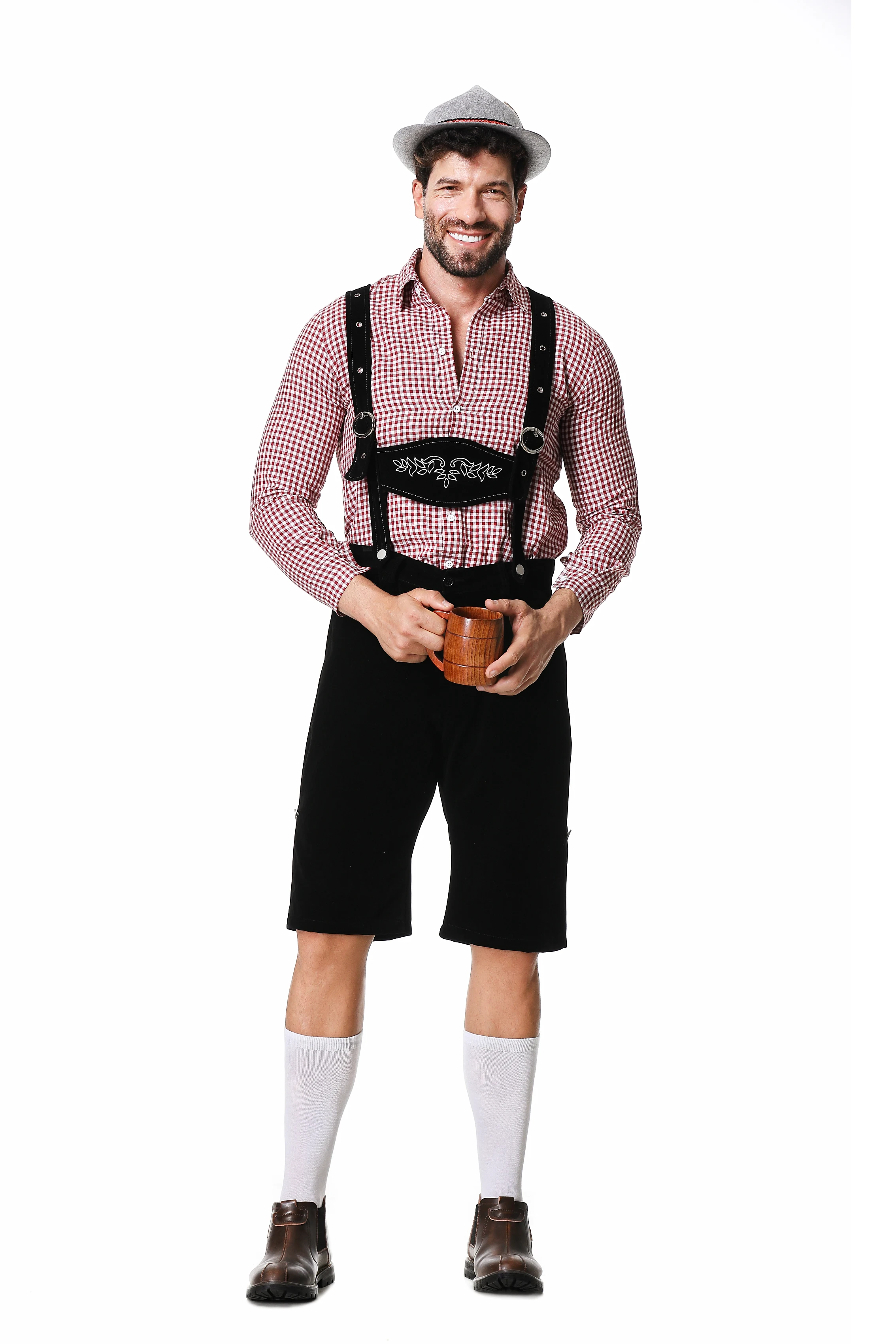 Роскошные подтяжки для взрослых мужчин Немецкий Октоберфест Lederhosen традиционный