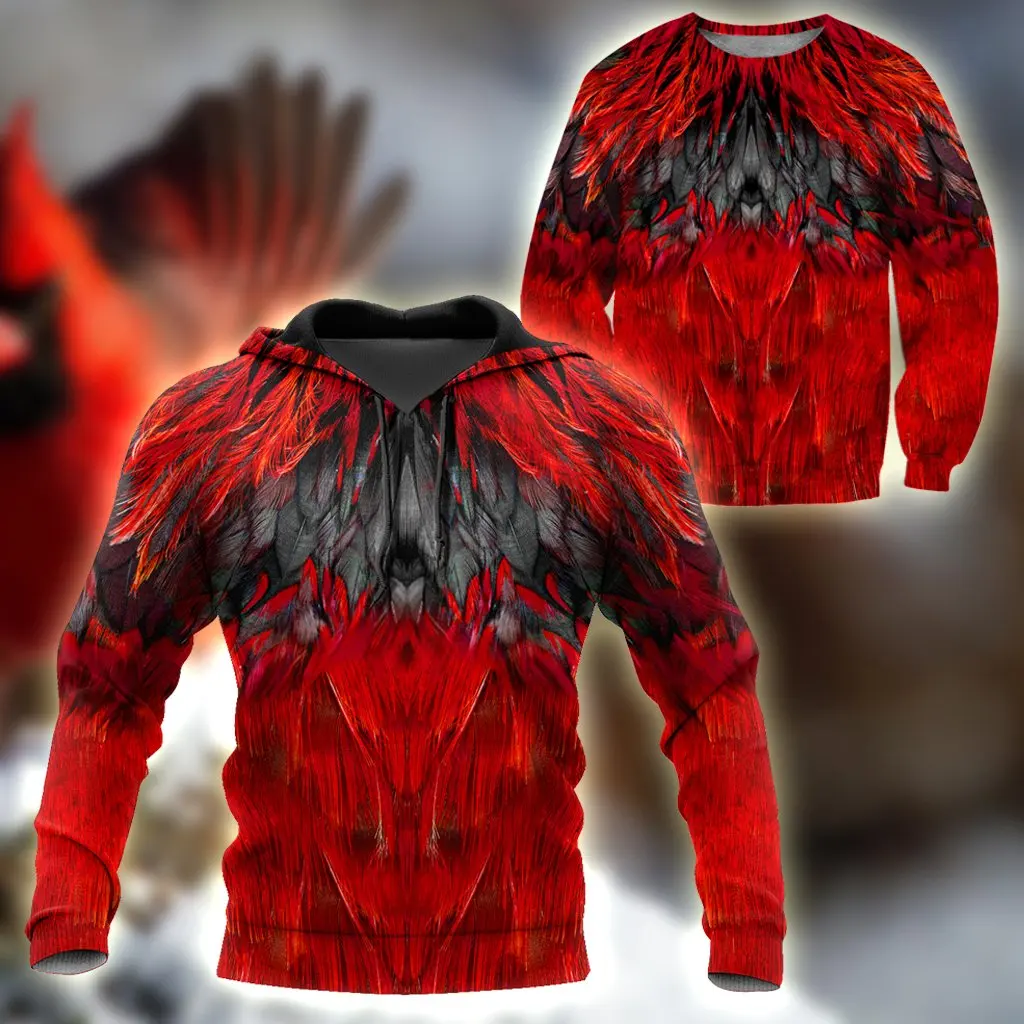 

PLstar Cosmos Newest 3D Print Cardinal Birds Gift Art Funny Harajuku Streetwear Casual Unique Unisex Hoodies/Sweatshirt/Zip -2