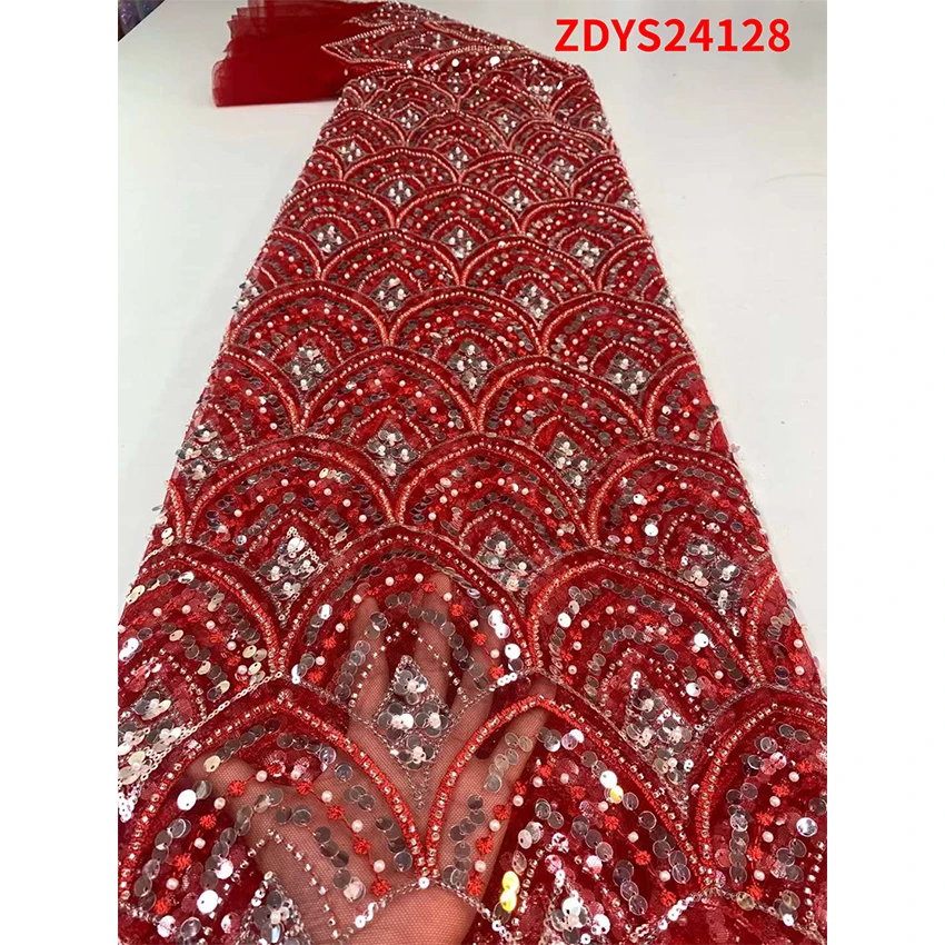 Новое поступление африканские бусины блестки кружевной текстиль низкая цена