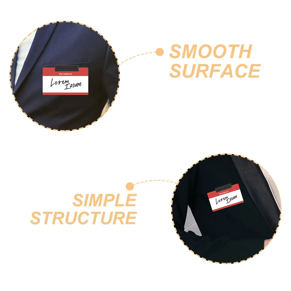 12 шт. магнитные бейджи с именем магнитный держатель для бейджа магнитная бирка