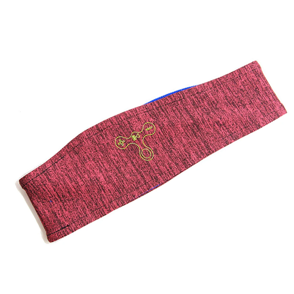 

Sleep Headphone Adjustable Sports Headbands Good Elasticity Headphones Lightweight Sweat Absorbing Hairband for Yoga Red