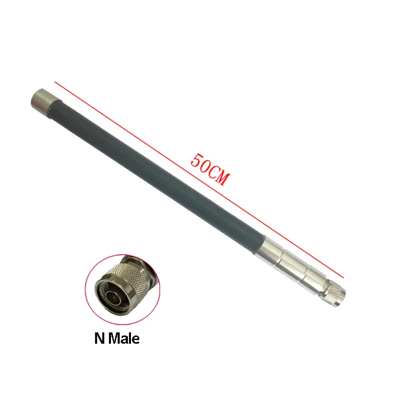 430M 433M 435M 470M 868M Omnidirectional FRP Antenna Repeater Broadcast Vertical Antenna Weight 0.8kg length 50cm VSWR 1.5