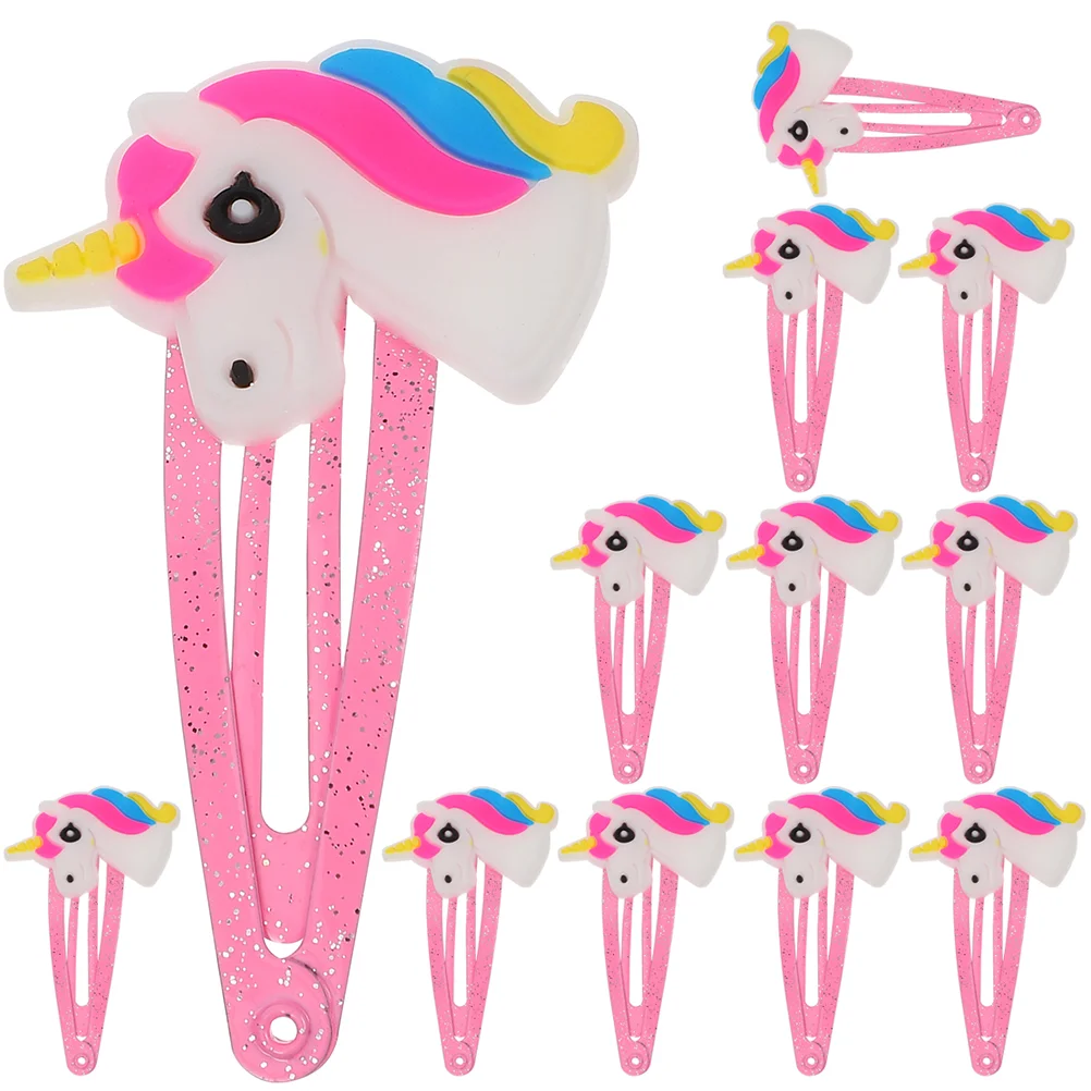 

20 Pcs Delicate Toddler Girls Hair Accessories Soft Rubber Daily Wearing Hairpin