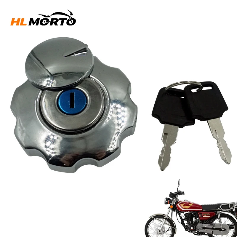 

Motorcycle Gas Fuel Tank Cover Cap Lock Keys Set For Honda ZJ125 CG125 Fuel Tank Cap