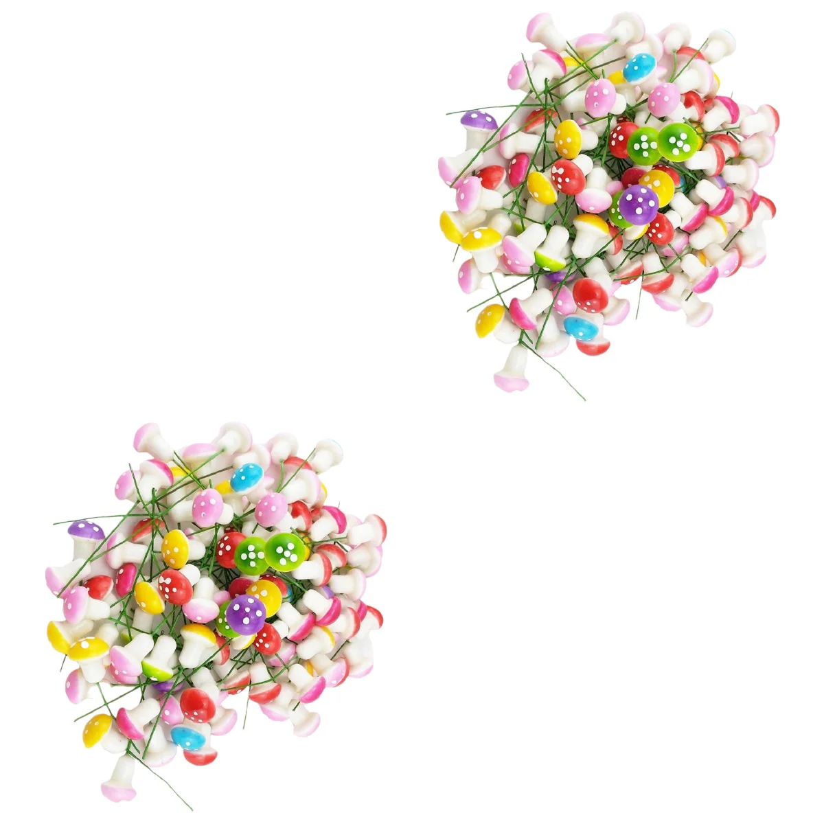 

Mushrooms Mushroom Mini Scene Simulation Garden Mixed Color Microscopic Fairy Tale Resin Model Foam Miniature