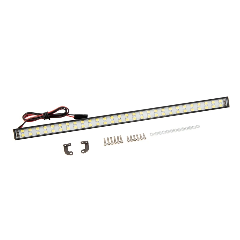 

227Mm 56 LED Superbright Roof Light LED Light Bar For 1/6 RC Crawler Car Axial SCX6 Jeep JLU Wrangler Upgrade Parts