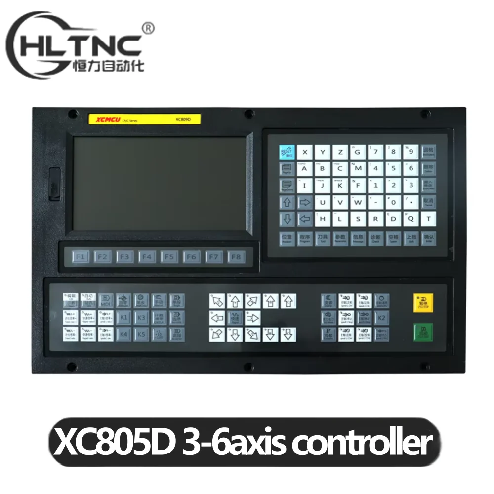 Фото HLTNC XC809D 3-6-осевой контроллер Многофункциональная автономная система управления ЧПУ Поддержка FANUC G-кода для сверления, фрезерования, растачивания №2