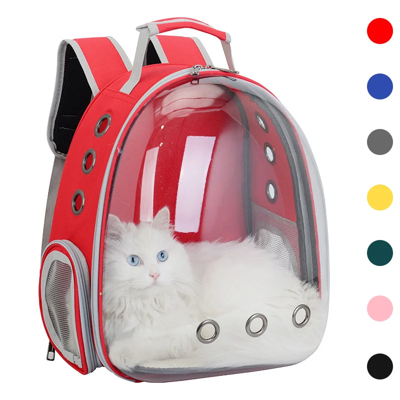 

Cat Carrier Bags Breathable Portable Backpack Pet Outdoor Travel Space Capsule Dog Cage Transport Bag Carrying Bag for Cats Dogs