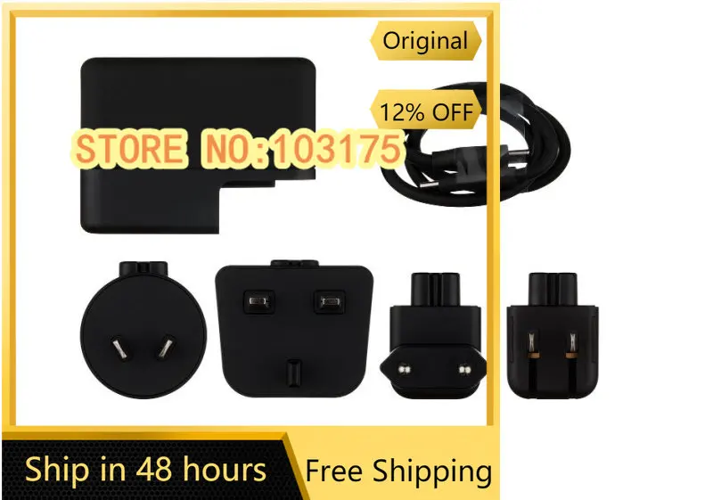 

100% оригинальное зарядное устройство для GoPro AWALC-002 Super charger International Dual Port Travel Wall Charger Camera part 6piece set