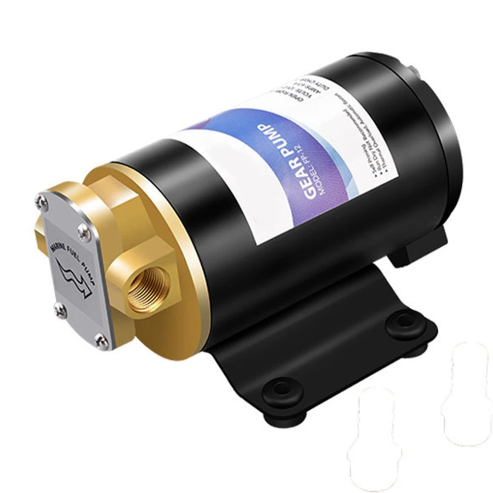 

Electric DC Oil Pump Self Priming for Transfer Fuel Oil Water Pump 50L/Min Forward and Reverse 24V