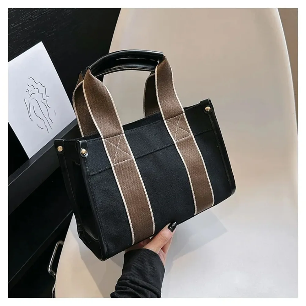 Вместительная Холщовая Сумка-тоут высокого качества стильная повседневная