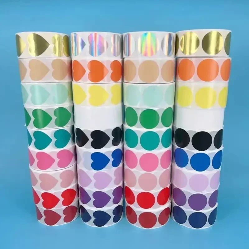 Диаметр 2 5 см круглые точки наклейки клейкие классификационная маркировочная