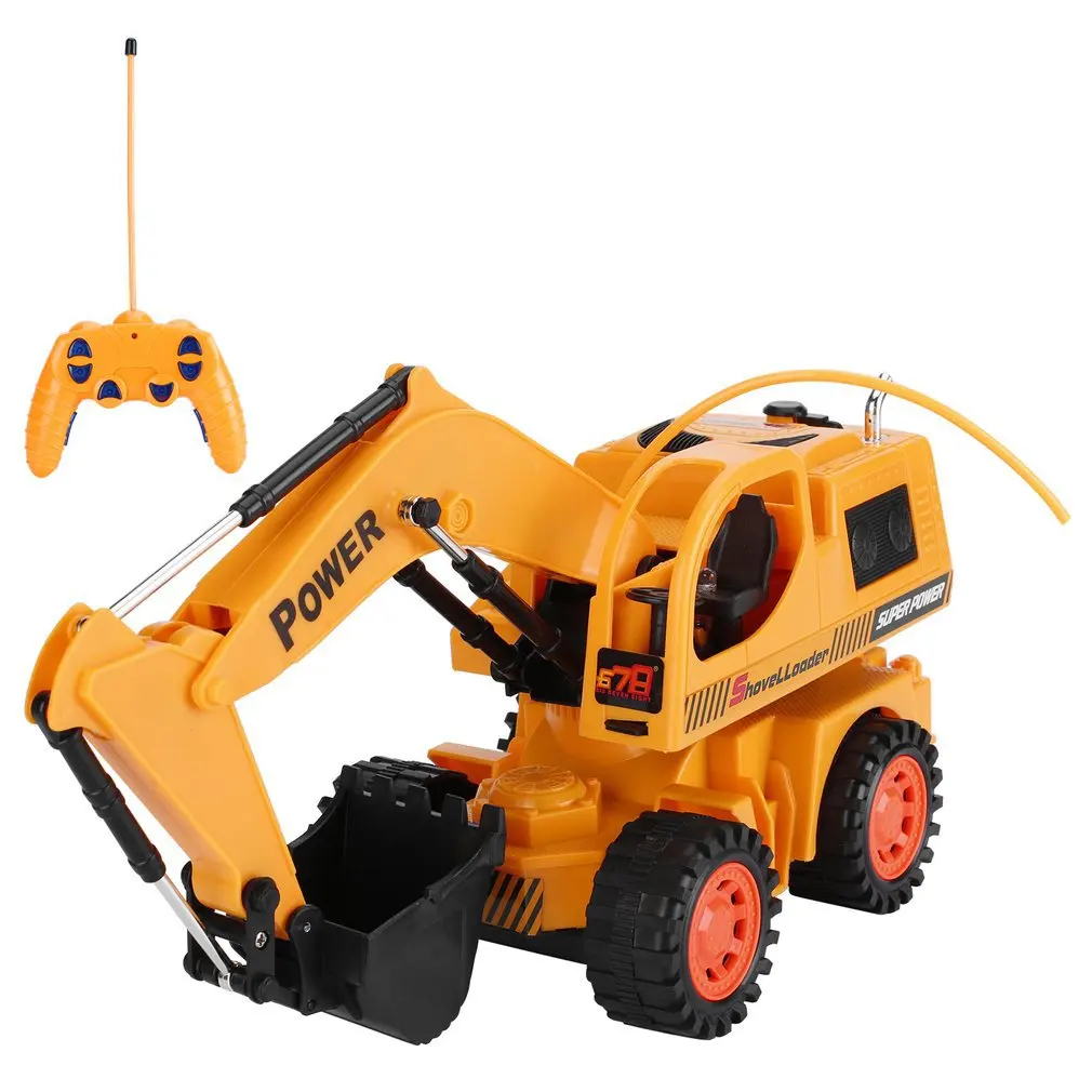 

Беспроводной трюковый 5-канальный инженерный автомобиль электрический Экскаватор Бульдозер машина детские игрушки