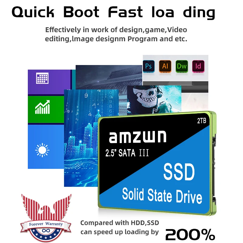 

SSD 128GB 256GB 512GB 960GB 2.5 -inch 2TB Internal solid -state hard disk desktop laptop 128GB 512GB memory disk for Laptop PC
