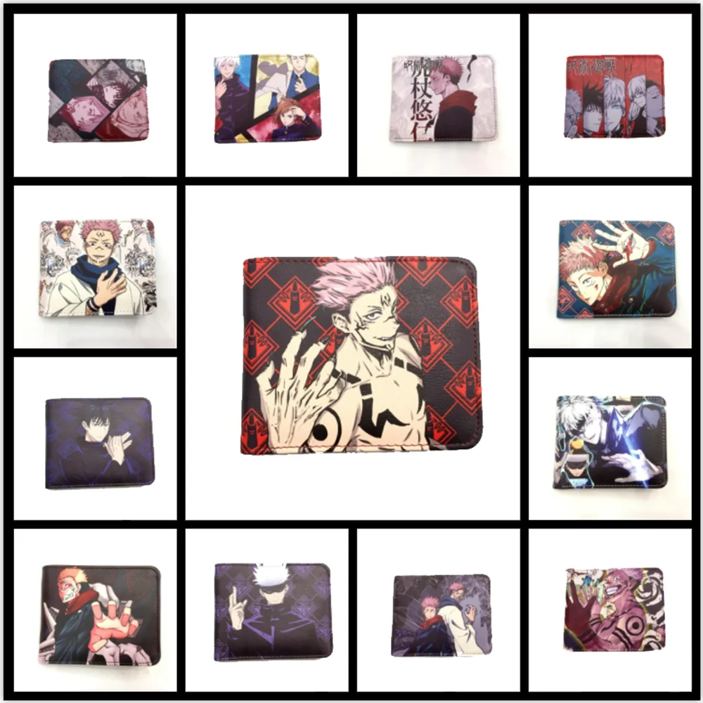 

Anime Toilet Bound Hanako Kun Itadori Yuji Bifold Wallet Men Women Money Coin Wallets Credit ID Card Holders Zipp Purse