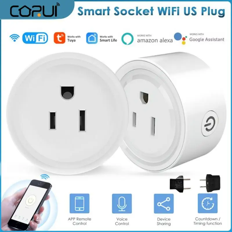 

Умная розетка с Wi-Fi и таймером, 10 А