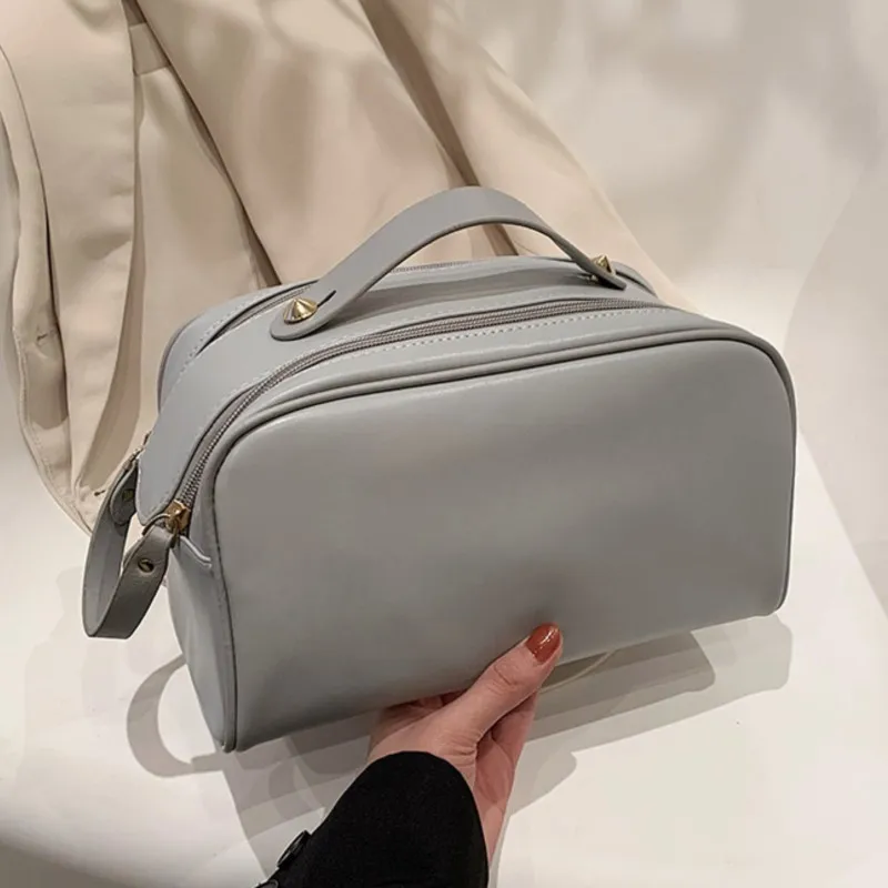 

Роскошные косметички на двойной молнии, дизайнерская женская сумка для косметики, многофункциональная подвесная дорожная Сумочка для ванной комнаты, туалетных принадлежностей