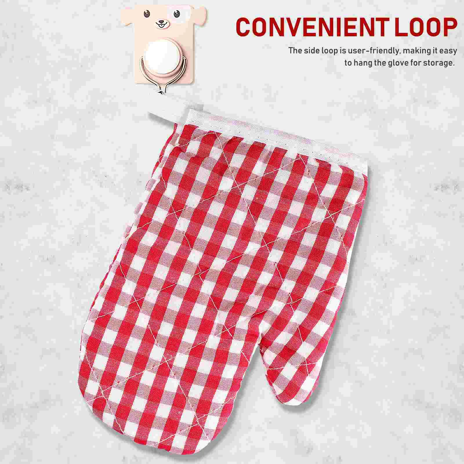 

Oven Mitts Kids Baking Gloves Heat Resistant Play Toddlers Children Toddler Kitchen Microwave
