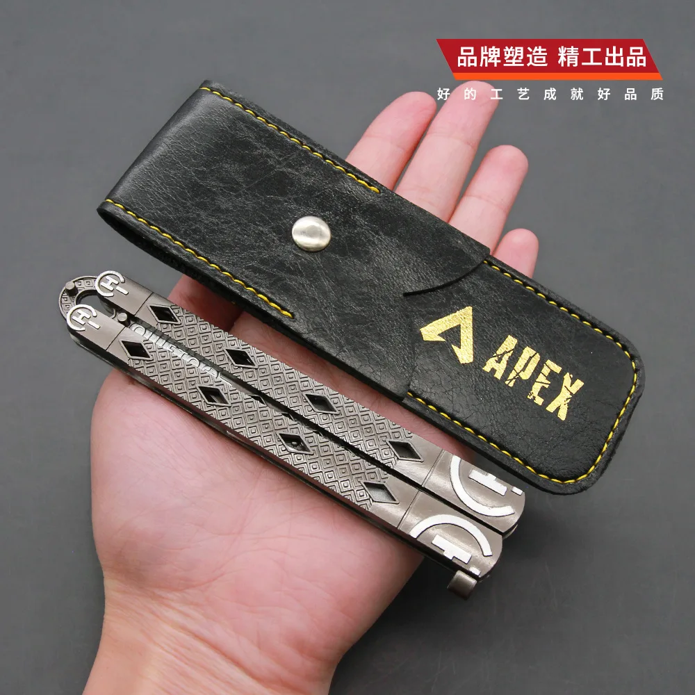 Оружие Apex Legends Octane Balisong нож-бабочка Коллекционная модель металлического оружия
