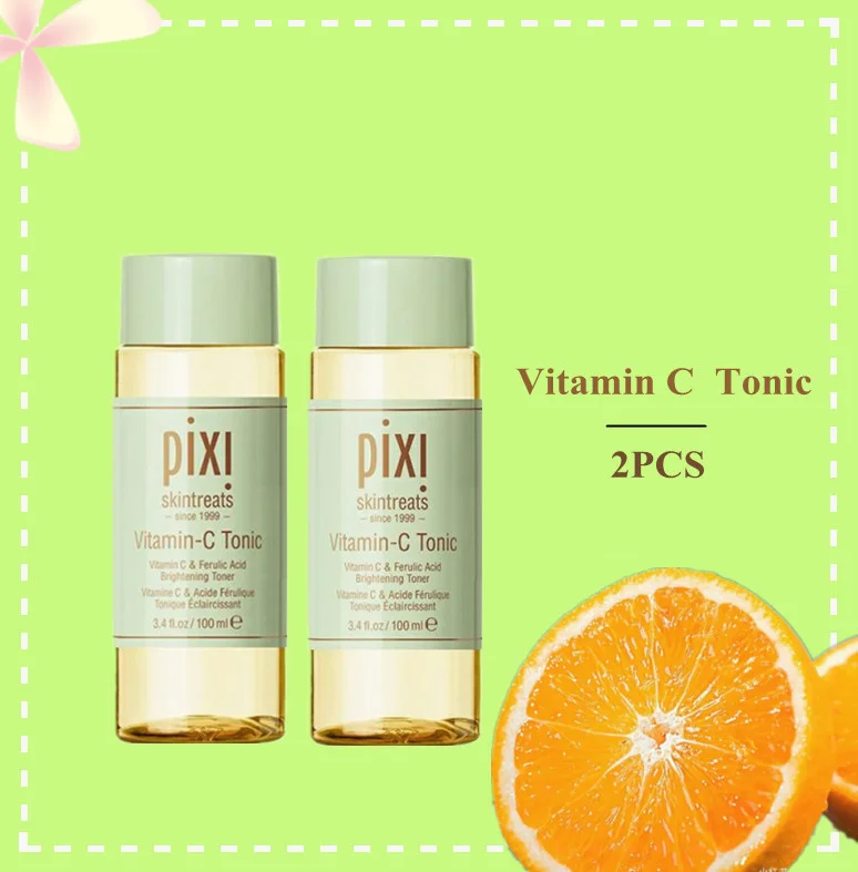 

2PCS Pixi Vitamin C Tonic VC Toner Whitening Spotlight Soothes Natural Antioxidant Improve Skin Hydrates Moisturizing Skin Care