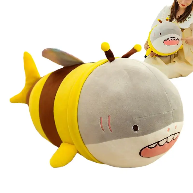

Акула пчела мягкое животное акула плюши пчела Декор плюшевая подушка для моря животное фотоакула обнимающая Подушка фигурка плюшевые игрушки