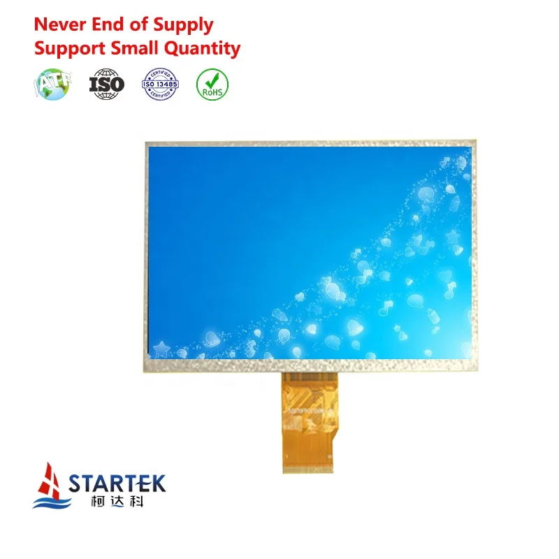 

Startek Manufacturer 7 Inch TFT Display RGB Interface 1024x600 Resolution TFT LCD Module