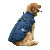 winter pet clothes dog vests outdoor reflective jackets big dog clothes warm and thick for golden retriever sheepdog jackets