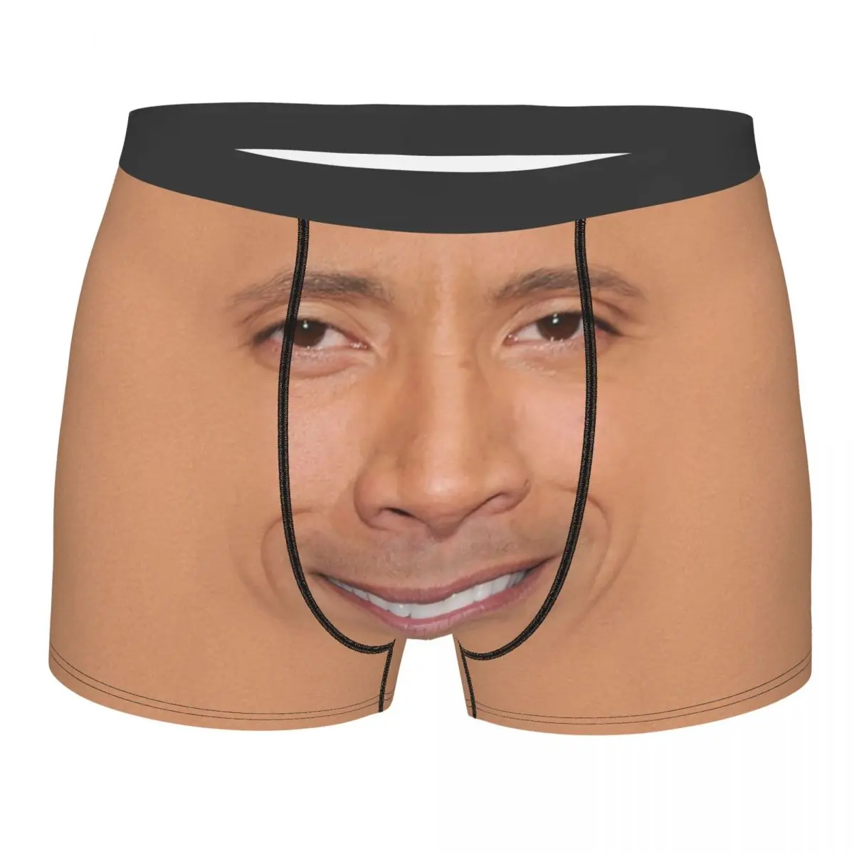 Мужские крутые трусы-боксеры Dwayne The Rock Johnson Meme на заказ мужские дышащие шорты