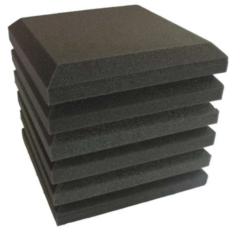 

60 шт., звукоизоляционные панели для потолочной плитки, 25X25X5 см