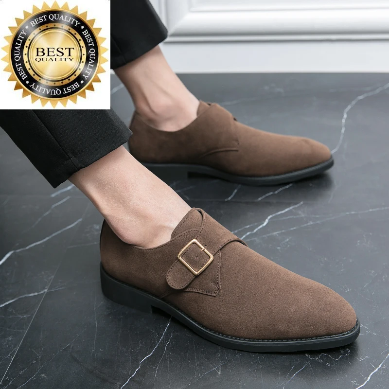

Men's Casual Shoes outdoor Leather Loafers Moccasin Flats for men Round Toe Spring Autumn Man