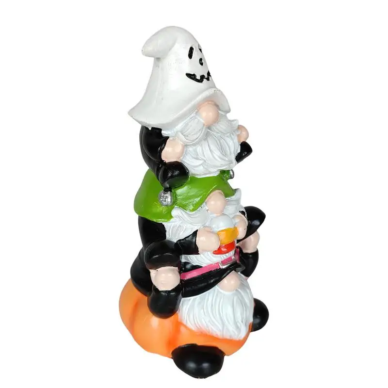 

Halloween Gnome Decor Unique Decoration Cute Gnome Statue Figurine Funny Resin Craft Faceless Doll Gnome Ornament For Bedrooms