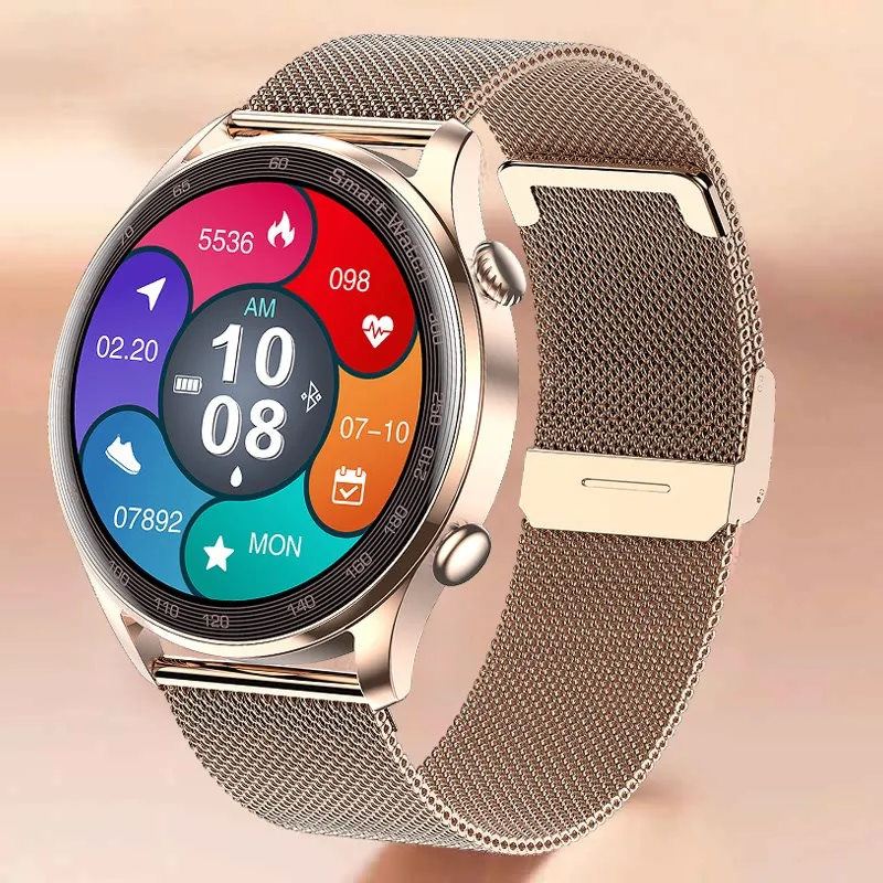 

New 390*390HD pixel display Smart Watch Bluetooth Call Music Control MenSmartwatch Lady Heart Rate Monitor For Android/Samsung