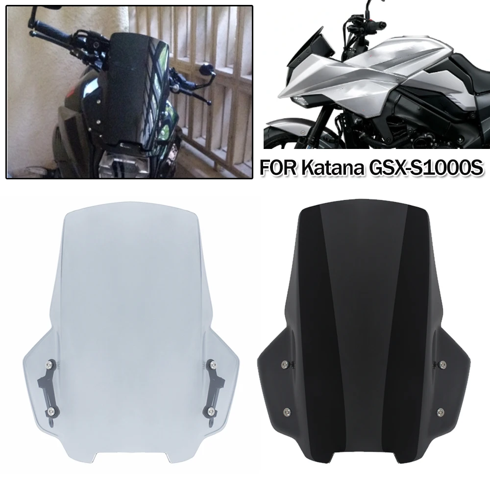 

Motorcycle Spoiler Touring Windshield Wind Screen Deflectors For Suzuki For Katana GSX-S 1000 S GSXS 1000S GSX-S1000S 2019-2021