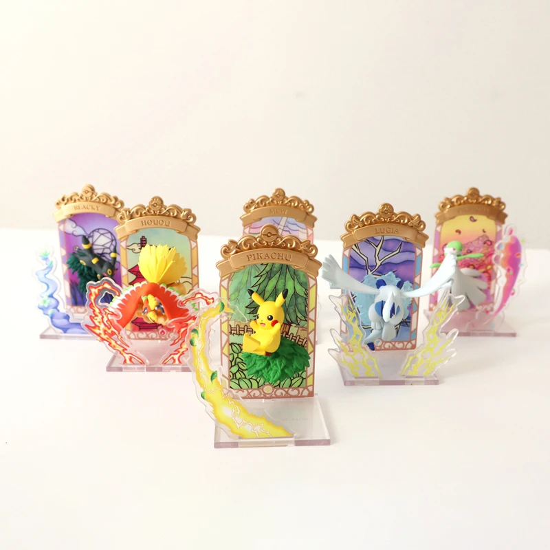 

Фигурки героев аниме «Покемон», Bikachu Lugia, японские милые куклы, декоративные украшения, игрушки, рождественские подарки для детей